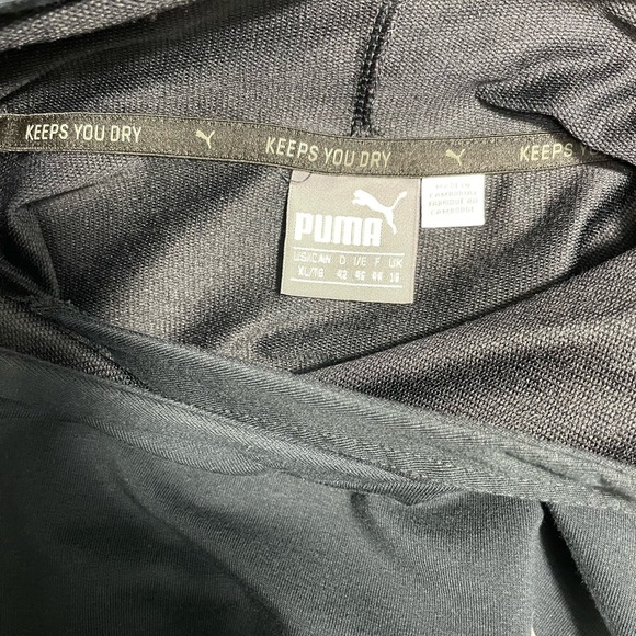 Men’s Puma Midnight Black Pullover with White Logo Size XL - Picture 7 of 7